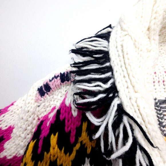 Women's Multicolor Graphic Sweater - Picture 8 of 14